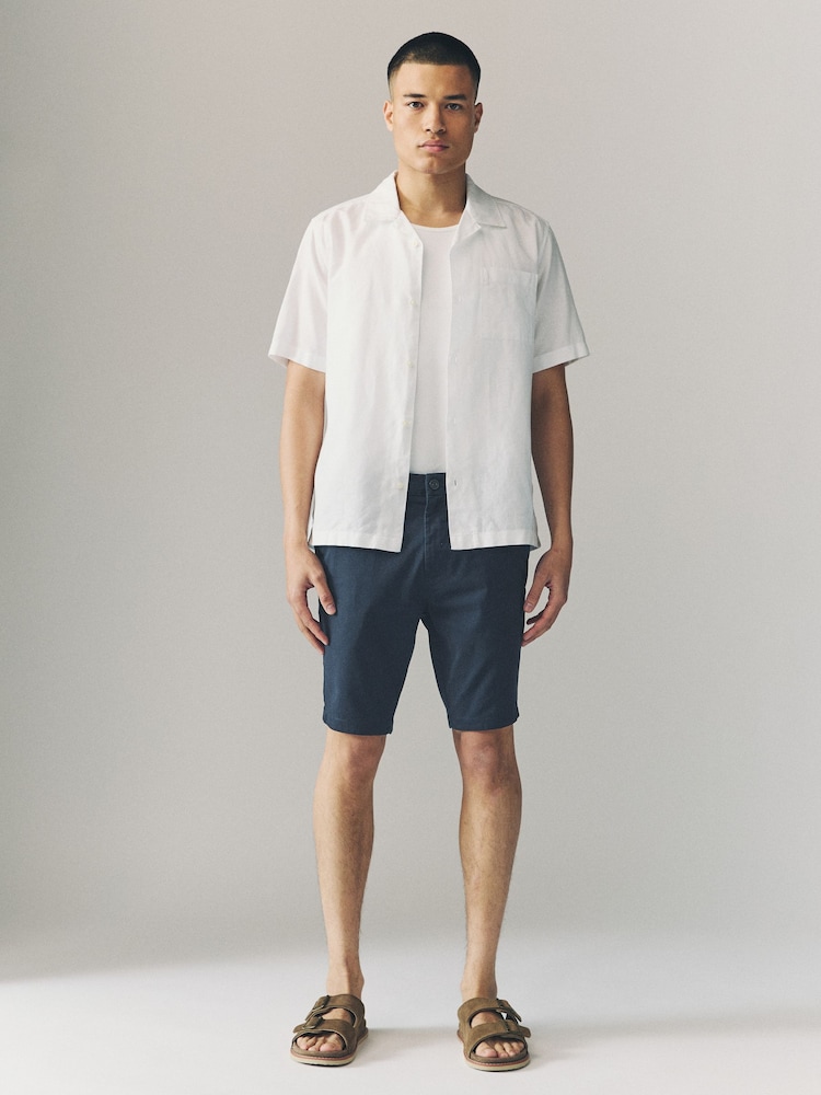 Multi - Coupe fine - Lot de 4 shorts chino stretch - Image 5 of 15