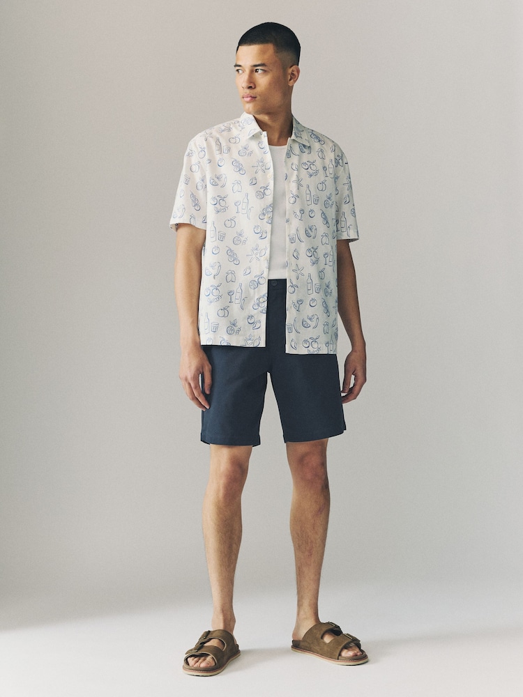 Multi - Ajustement lâche - Lot de 4 shorts chino stretch - Image 6 of 17
