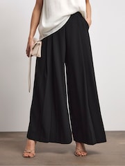 Joanna Hope Ultra Pleated Black Trousers - Image 2 of 4
