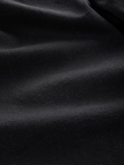 Black Elasticated Waist Barrel Leg Trousers - Image 9 of 9