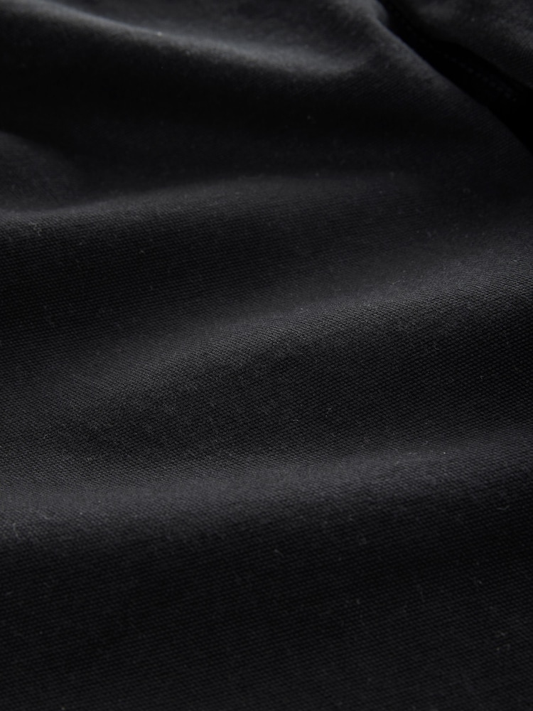Black Elasticated Waist Barrel Leg Trousers - Image 9 of 9 Black Elasticated Waist Barrel Leg Trousers - Image 9 of 9