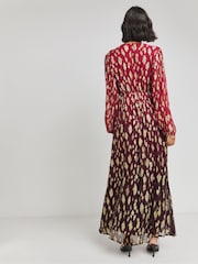 Simply Be Ombre Jacquard Maxi Dress - Image 2 of 4