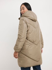 JD Williams Beige Mid Length Coat - Image 2 of 4