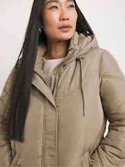 JD Williams Beige Mid Length Coat - Image 4 of 4