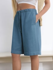 self. Blue Lightweight Sweat Shorts - Image 1 of 10