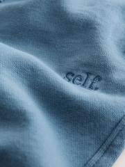 self. Blue Lightweight Sweat Shorts - Image 10 of 10
