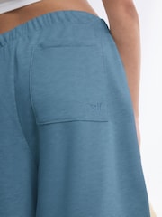 self. Blue Lightweight Sweat Shorts - Image 6 of 10