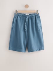 self. Blue Lightweight Sweat Shorts - Image 7 of 10