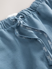 self. Blue Lightweight Sweat Shorts - Image 8 of 10
