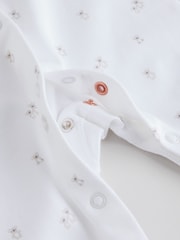 Weiß - Baby Popper Sleepsuits 4 Pack (0-2yrs) - Bild 12 von 13
