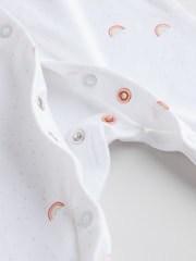 White 7 Pack Baby Popper Sleepsuits 4 Pack (0-2yrs) - Image 15 of 16