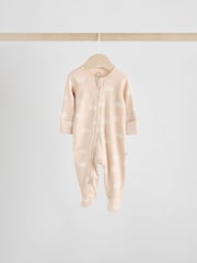 Neutral Baby Two Way Zip Sleepsuits 4 Pack (0-2yrs) - Image 9 of 17