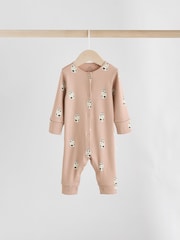 Neutral Baby Breakfast Footless Sleepsuits 3 Pack (0mths-3yrs) - Image 4 of 10