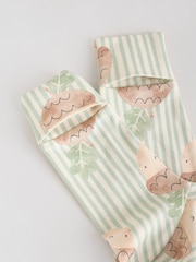 Cream Baby Two Way Zip Footless Sleepsuits 3 Pack (0mths-3yrs) - Image 12 of 12