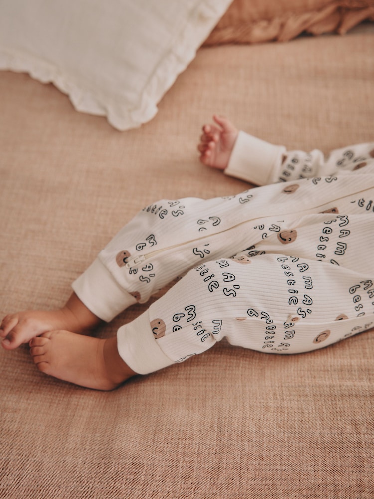 Tutina Bebè Unisex Next Senza Piedini - Zip Bidirezionale, Design Con Zucca, Must-Have Per Neonati