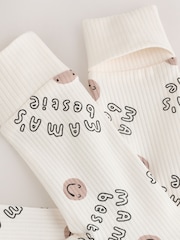 Cream Baby Family Two Way Zip Footless Sleepsuit (0-18mths) - Image 7 of 7
