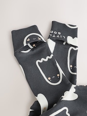 Black Baby Halloween Ghost Two Way Zip Sleepsuit (0mths-2yrs) - Image 8 of 8
