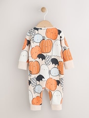 Orange Baby Halloween Two Way Zip Sleepsuit (0mths-3yrs) - Image 2 of 7