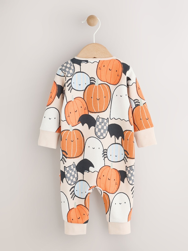Orange Baby Halloween Two Way Zip Sleepsuit (0mths-3yrs) - Image 2 of 7