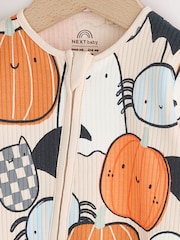 Orange Baby Halloween Two Way Zip Sleepsuit (0mths-3yrs) - Image 3 of 7
