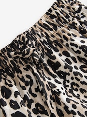 Grey Leopard Print Drawstring Shorts - Image 7 of 7