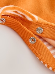 Orange Halloween Velour Pumpkin Dress Up Baby Sleepsuit (0mths-2yrs) - Image 12 of 12