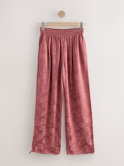 Pink Satin Jacquard Harem Trousers - Image 6 of 9