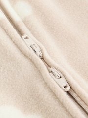 Neutral Baby Micro Fleece Two Way Zip Sleepsuits 2 Pack - Image 2 of 4