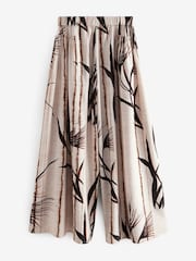 Ecru Print Palazzo Trousers - Image 6 of 8