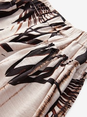 Ecru Print Palazzo Trousers - Image 7 of 8