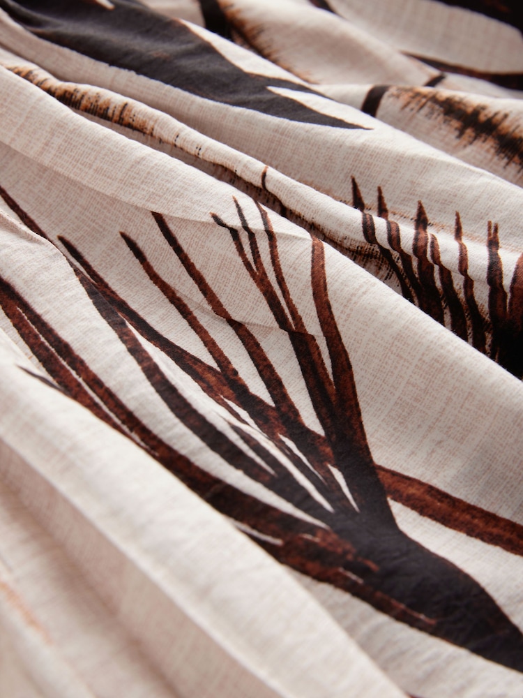 Ecru Print Palazzo Trousers - Image 8 of 8