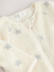 Grey Baby Milk Fleece Sleepsuit - Image 4 of 6