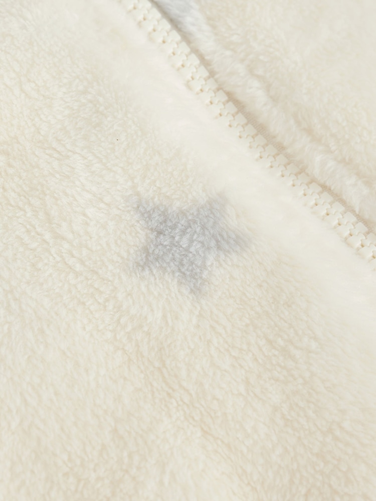 Grey Baby Milk Fleece Sleepsuit - Image 6 of 6