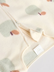 Sage Green Baby Micro Fleece Two Way Zip Sleepsuits 2 Pack - Image 8 of 12