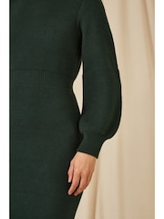 Yumi Tunikakleid mit Zopfstrickmuster - Bild 4 von 5