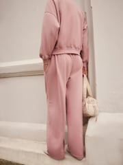 self. Pink Wide Leg Joggers - Image 3 of 8