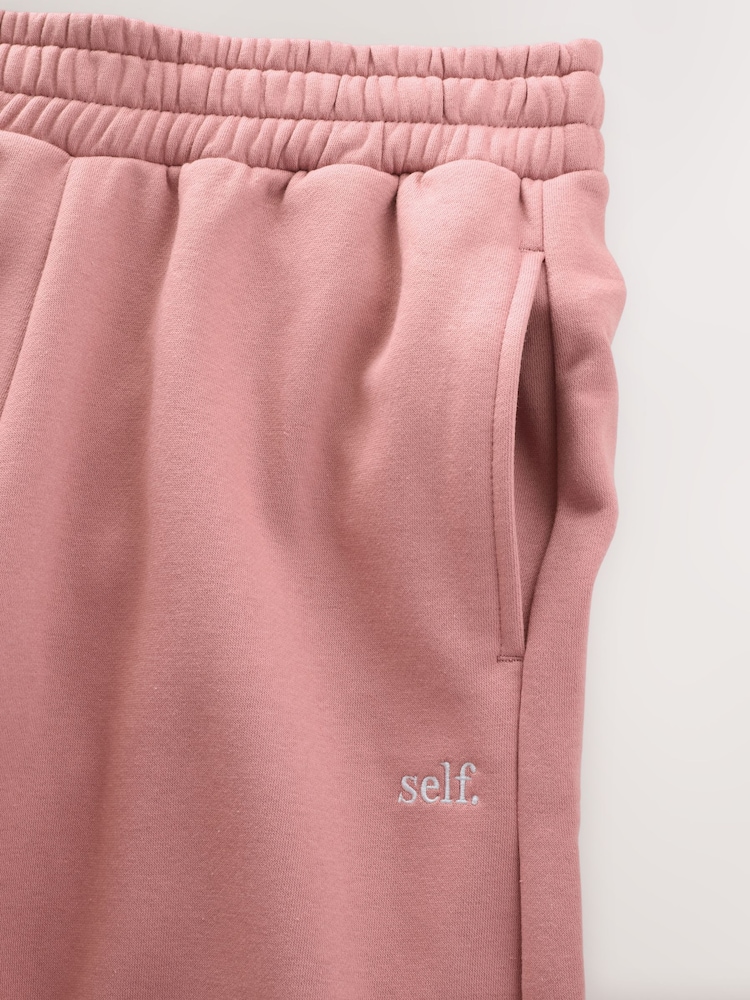 self. Pink Wide Leg Joggers - Image 7 of 8