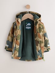 Khaki/Camouflage - Wasserdichter, warmer, gefütterter Mantel (3 M. –7 J.) - Bild 7 von 13