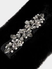 Joe Browns Black Jewelled Faux Fur Stole Scarf - Image 2 of 2