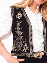 Joe Browns Boho-Weste mit Stickerei - Bild 3 von 6