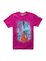 Joe Browns Pink Bold Rock 'n' Roll Short Sleeve Crew Neck Graphic 100% Cotton T-Shirt - Image 5 of 5