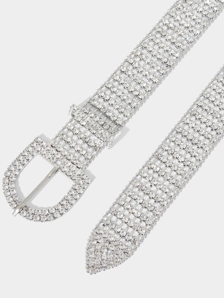 Joe Browns Silver Diamanté Chain Belt - Image 2 of 3