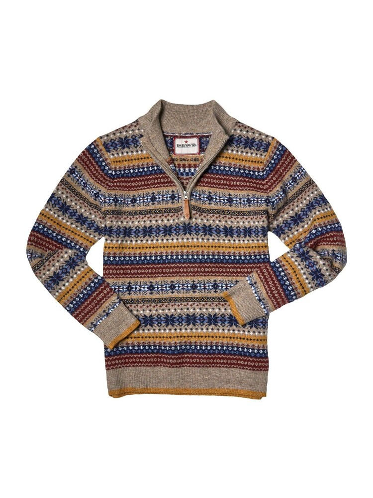 Joe Browns свитер с короткой молнией Fair Isle узорчатый воротник-воронка - Image 5 of 5 Joe Browns свитер с короткой молнией Fair Isle узорчатый воротник-воронка - Image 5 of 5