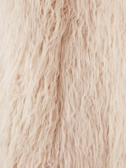 Joe Browns Cream Boho Shaggy Faux Fur Waistcoat - Image 2 of 2