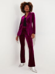 Joe Browns Velours-Kombihose mit ausgestelltem Bein - Bild 2 von 6