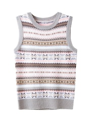 Joe Browns Cosy Retro Fair Isle Sleeveless Knitted Vest - صورة 7 من 7