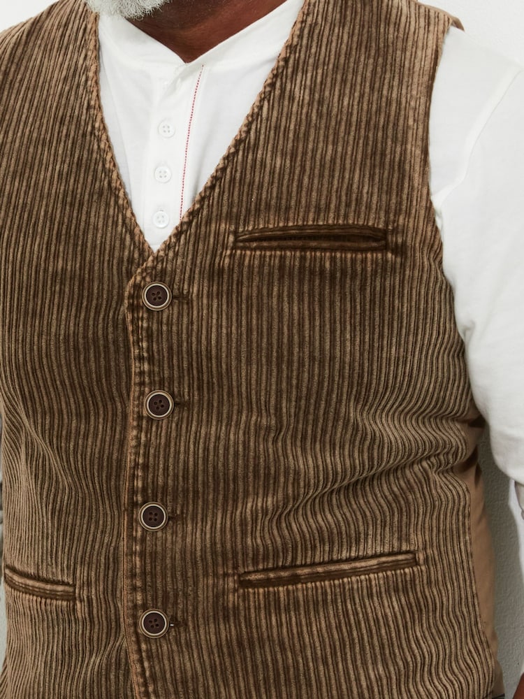 Joe Browns Gilet Washed Chunky Velours côtelé - Image 5 of 6