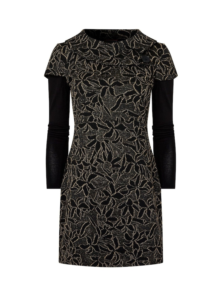 Joe Browns Glittered Jacquard Long-Sleeved Layered Tunic with Cowl Neck - Bild 7 von 7 Joe Browns Glittered Jacquard Long-Sleeved Layered Tunic with Cowl Neck - Bild 7 von 7