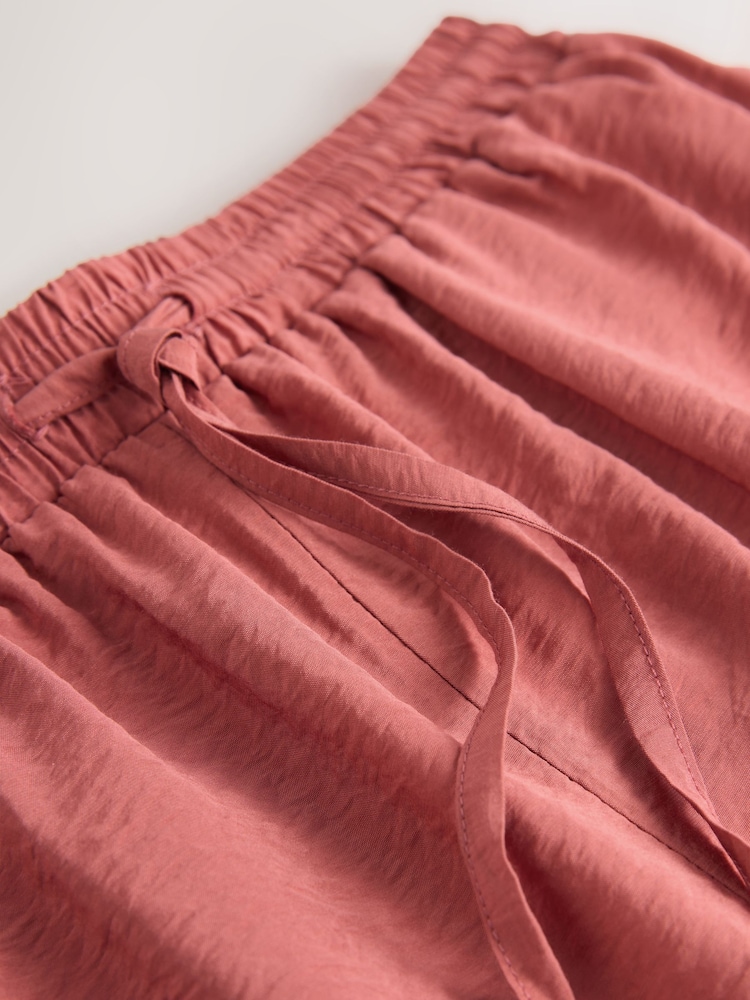 Dusky Pink Sports Shorts With Contrast Stripe - Image 8 of 8