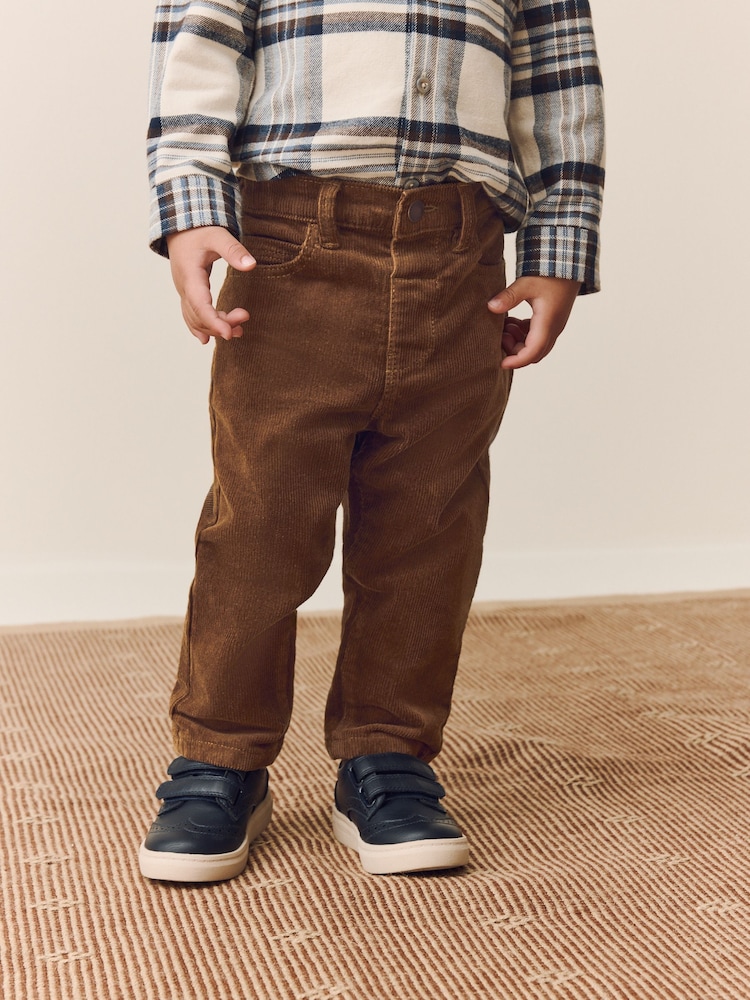 Tan Brown Corduroy Trousers (3mths-7yrs) - Image 1 of 9